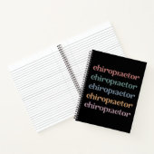 Chiropractor Retro Chiropractic Chiro Squad Gifts Notitieboek (Binnen)