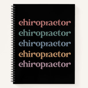 Chiropractor Retro Chiropractic Chiro Squad Gifts Notitieboek