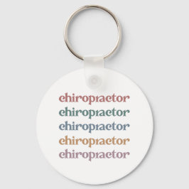 Chiropractor Retro Chiropractic Chiro Squad Gifts Sleutelhanger