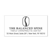 Chiropractor Rubber Stamp Rubberstempel (Afrduk)