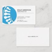 chiropractor | Rugbeen Logo Visitekaartje (Voorkant / Achterkant)