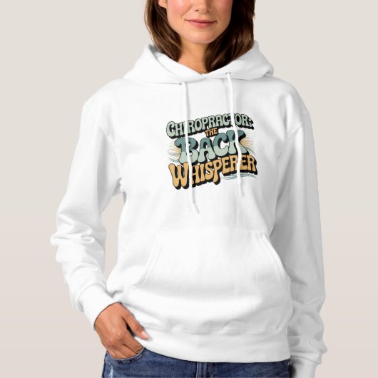 Chiropractor Rugfluisteraar Cadeau Idee Hoodie (Voorkant)