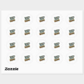 Chiropractor Rugfluisteraar Cadeau Idee Ronde Sticker (Vel)