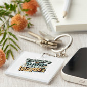 Chiropractor Rugfluisteraar Cadeau Idee Sleutelhanger (Voorkant Rechts)