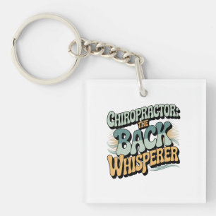 Chiropractor Rugfluisteraar Cadeau Idee Sleutelhanger