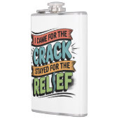Chiropractor Ruggensteun Grappig Cadeau Heupfles (Links)