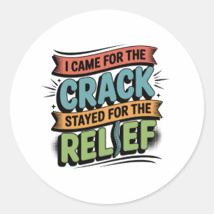 Chiropractor Ruggensteun Grappig Cadeau Ronde Sticker