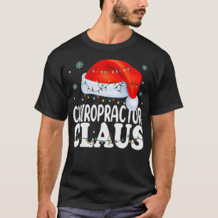 Chiropractor Santa Claus met Kerstmis Funny Matchi T-shirt