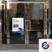 Chiropractor Services Aangepaste vensterklemming Raamsticker (Kantoordeur)