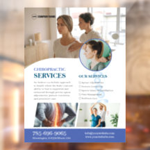 Chiropractor Services Aangepaste vensterklemming