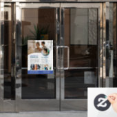 Chiropractor Services Aangepaste vensterklemming Raamsticker (Kantoordeur)