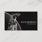 Chiropractor Spine Adjust Therapist Visitekaartje (Voorkant)