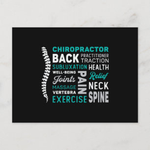 Chiropractor Spine Chiro Medicine Chiropractic Briefkaart