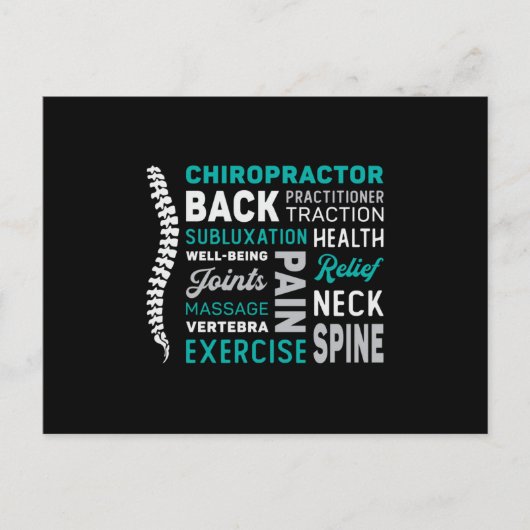 Chiropractor Spine Chiro Medicine Chiropractic Briefkaart (Voorkant)