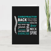 Chiropractor Spine Chiro Medicine Chiropractic Kaart (Voorkant)