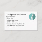 Chiropractor Spine Graphics Thema Visitekaartje (Voorkant)