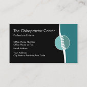 Chiropractor Spine Theme Visitekaartje (Voorkant)