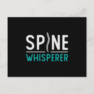 Chiropractor Spine Whisperer Chiro Chiropractic Briefkaart