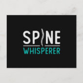 Chiropractor Spine Whisperer Chiro Chiropractic Briefkaart (Voorkant)