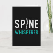 Chiropractor Spine Whisperer Chiro Chiropractic Kaart (Voorkant)