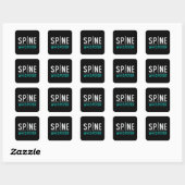 Chiropractor Spine Whisperer Chiro Chiropractic Vierkante Sticker (Vel)