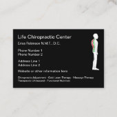 Chiropractor Square Spine Graphic Design Visitekaartje (Voorkant)