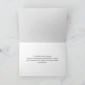 Chiropractor Thed | Minimale dank Bedankkaart (Binnen)