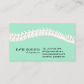 Chiropractor Therapist Mint Afsprakenkaartje (Voorkant)