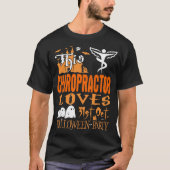 Chiropractor verliest 31 okt Halloween Party T-shirt (Voorkant)