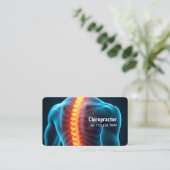 Chiropractor Visitekaartje (Staand voorkant)