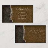 Chiropractor Visitekaartje Chiropractie wervelkolo (Voorkant / Achterkant)