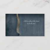 Chiropractor Visitekaartje Chiropractie wervelkolo (Achterkant)