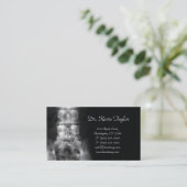 Chiropractor Visitekaartje Chiropractie Xray Afsprakenkaartje (Staand voorkant)