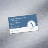 Chiropractor Visitekaartje magneten (Voorbeeld)