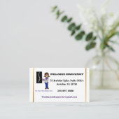 Chiropractor Visitekaartje - op maat gemaakt (Staand voorkant)