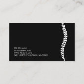 Chiropractor Visitekaartje voor de gezondheid (Achterkant)