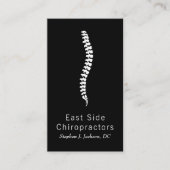 Chiropractor Visitekaartje voor de gezondheid (Voorkant)