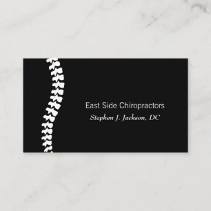 Chiropractor Visitekaartje voor de gezondheid