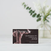 Chiropractor Visitekaartjes (Staand voorkant)