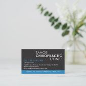 Chiropractor-Visitekaartjes - Custom TL Visitekaartje (Staand voorkant)