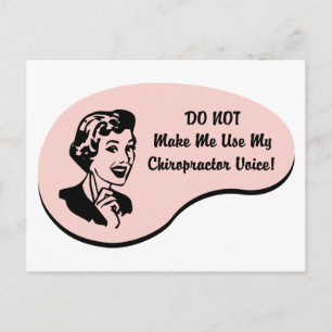 Chiropractor Voice Briefkaart