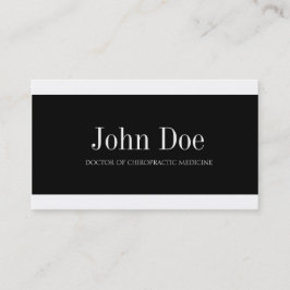 Chiropractor W/W Visitekaartje