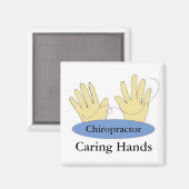 Chiropractoren hebben zorgzame handen magneet (Voorkant / Achterkant)