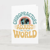 Chiropractoren passen het World Retro Design aan Kaart (Voorkant)