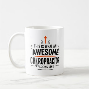 Chiropractorgave voor wervelkolomarts koffiemok