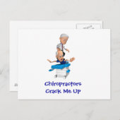 Chiropractors maken me Briefkaarten (Voorkant / Achterkant)