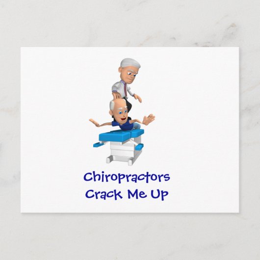 Chiropractors maken me Briefkaarten (Voorkant)