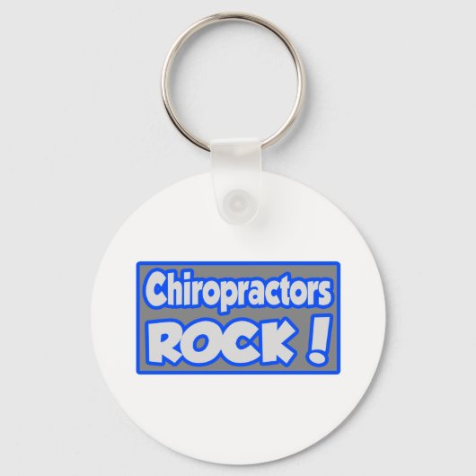 Chiropractors Rock! Sleutelhanger (Voorkant)