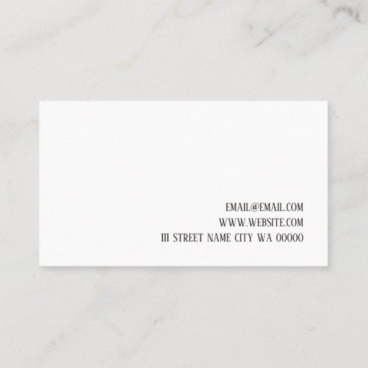 Chiroprakor Visitekaartje (Achterkant)