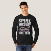 Chiropraktijk Cervicale Spine Chirurgie 2 T-shirt (Voorkant volledig)